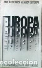 books: EUROPA EL SURGIMIENTO DE UNA NACION - CARL J. FRIEDRICH